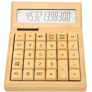 Goshyda Solar Powered Battery Powered Eco Friendly Function Calculator with 12 Bit Digital LCD Screen, Dual Power Supply