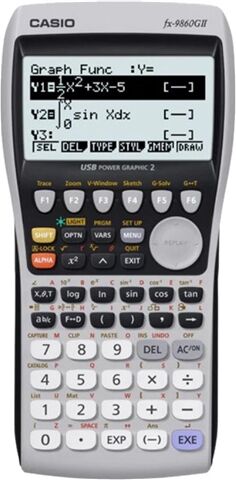 Refurbished: Casio FX-9860GII Graphing Calculator, B