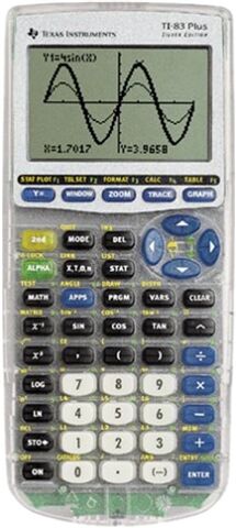 Refurbished: Texas Instruments TI-83 Plus Silver Edition Graphing Calculator, C