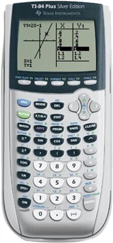 Refurbished: Texas Instruments TI-84 Plus Silver Edition Graphing Calculator, B