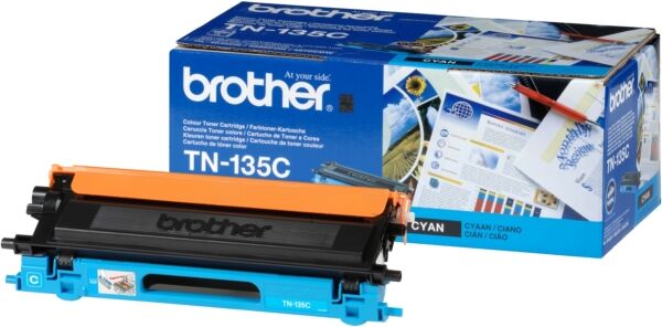 Brother Original Brother MFC-9840 CDW Toner (TN-135 C) cyan, 4.000 Seiten, 3,53 Cent pro Seite - ersetzt Tonerkartusche TN135C für Brother MFC-9840CDW