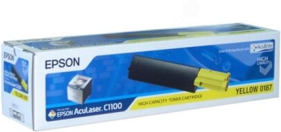 Epson Original Epson Aculaser CX 11 NFT Toner (0187 / C 13 S0 50187) gelb, 4.000 Seiten, 4,05 Cent pro Seite