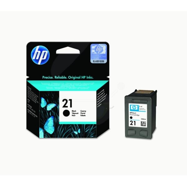HP Original HP DeskJet D 1311 Tintenpatrone (21 / C 9351 AE) schwarz, 190 Seiten, 11,48 Cent pro Seite, Inhalt: 5 ml