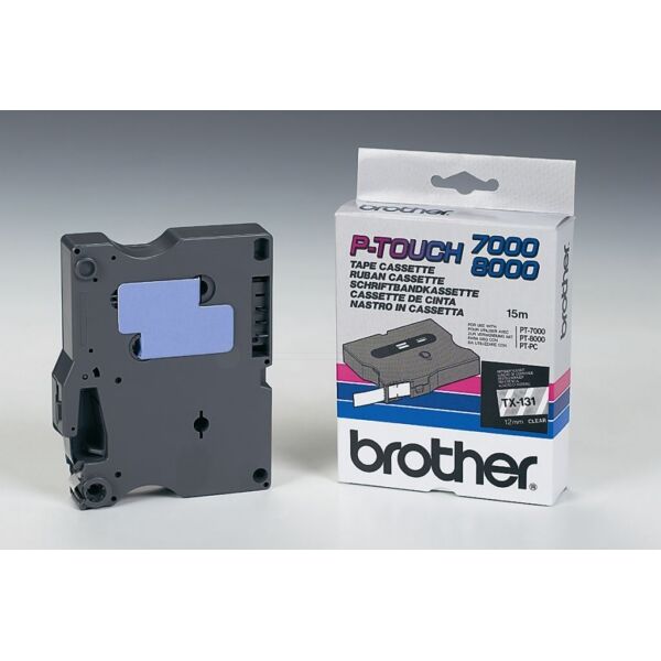 Brother Original Brother TX-131 Farbband multicolor 12mm x 15m - ersetzt Brother TX131 Schriftband
