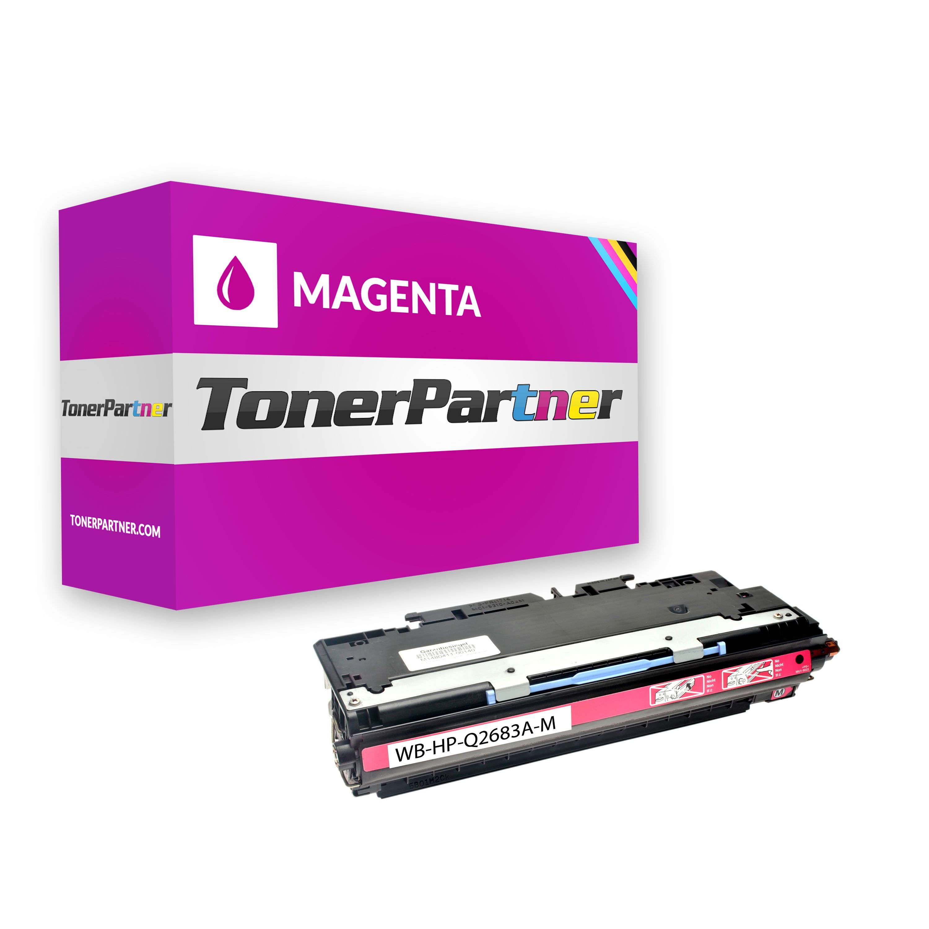 TonerPartner Kompatibel zu HP Color LaserJet 3700 DTN Toner (311A / Q 2683 A) magenta, 6.000 Seiten, 0,68 Cent pro Seite von TonerPartner