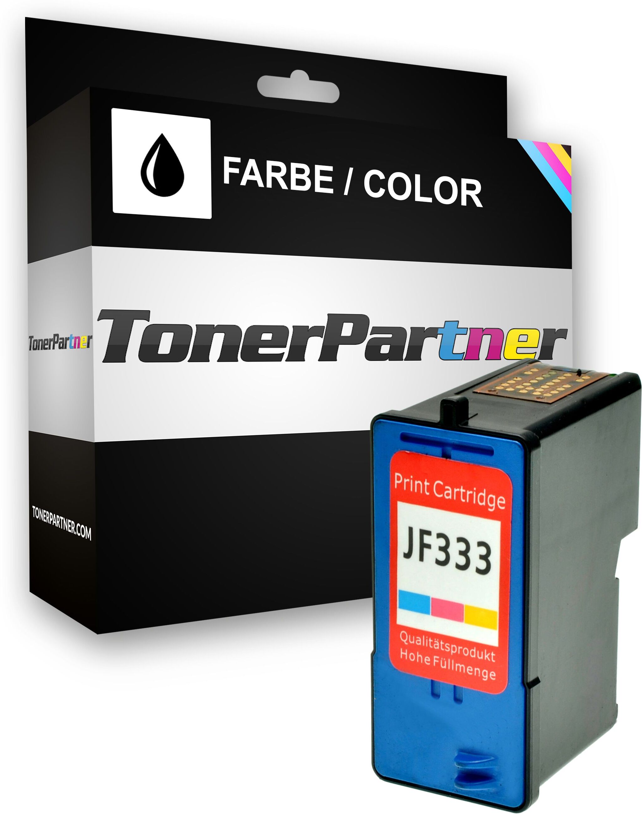 TonerPartner Kompatibel zu Dell 725 Tintenpatrone (JF333 / 592-10177) farbe, 104 Seiten, 19,43 Cent pro Seite von TonerPartner