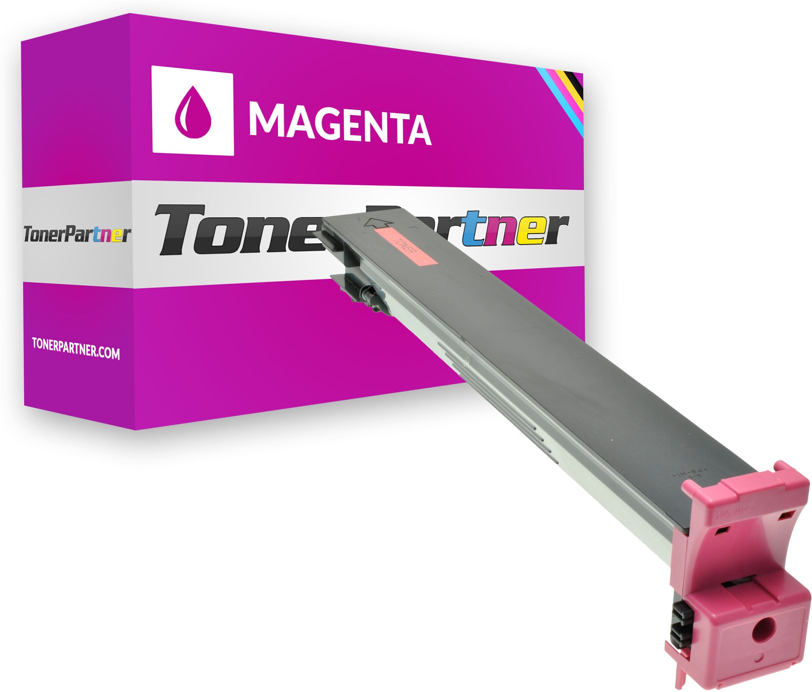 TonerPartner Kompatibel zu Konica Minolta Bizhub C 252 Toner (TN-210 M / 8938-511) magenta, 12.000 Seiten, 0,44 Cent pro Seite von TonerPartner