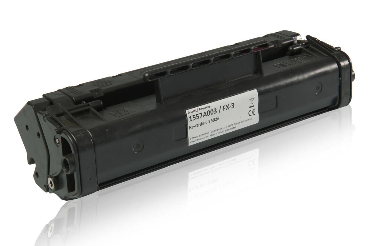 TonerPartner Kompatibel zu Canon Fax L 4000 Toner (FX-3 / 1557 A 003) schwarz, 2.700 Seiten, 0,6 Cent pro Seite von TonerPartner