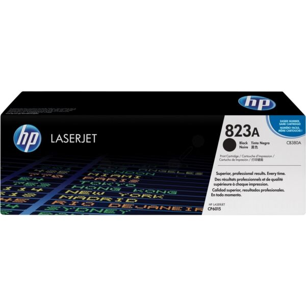 HP Original HP Color LaserJet CP 6015 Series Toner (823A / CB 380 A) schwarz, 16.500 Seiten, 1,04 Rp pro Seite