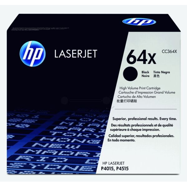 HP Original HP LaserJet P 4015 Toner (64X / CC 364 X) schwarz, 24.000 Seiten, 1,31 Rp pro Seite
