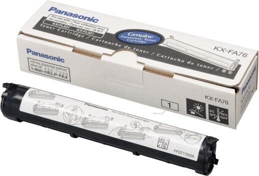 Panasonic Original Panasonic KX-FLB 750 G Toner (KX-FA 76 X) schwarz, 2.000 Seiten, 1,8 Rp pro Seite - ersetzt Tonerkartusche KXFA76X für Panasonic KX-FLB 750G