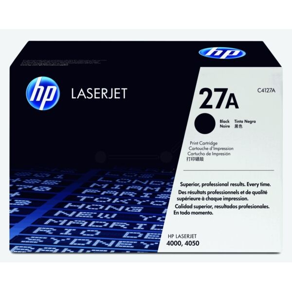 HP Original HP LaserJet 4050 SE Toner (27A / C 4127 A) schwarz, 6.000 Seiten, 1,33 Rp pro Seite