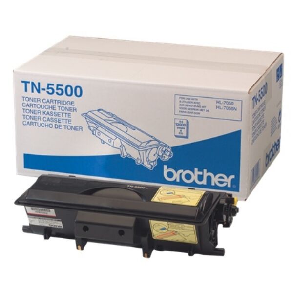 Brother Original Brother HL-7050 N Toner (TN-5500) schwarz, 12.000 Seiten, 1,03 Rp pro Seite - ersetzt Tonerkartusche TN5500 für Brother HL-7050N