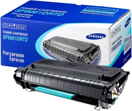 Samsung Original Samsung SF-6000 Toner (SF-6061 DRTD) schwarz, 5.000 Seiten, 2,02 Rp pro Seite - ersetzt Tonerkartusche SF6061DRTD für Samsung SF6000