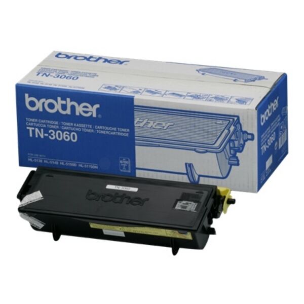 Brother Original Brother HL-5150 DLT Toner (TN-3060) schwarz, 6.700 Seiten, 1,48 Rp pro Seite - ersetzt Tonerkartusche TN3060 für Brother HL-5150DLT