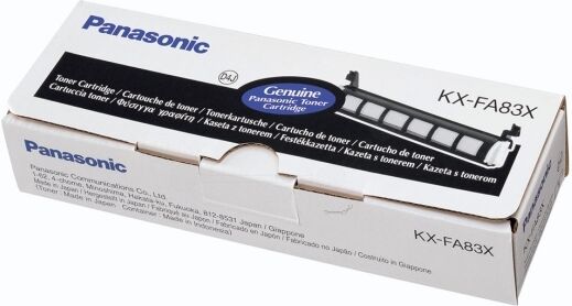 Panasonic Original Panasonic KX-FLM 650 Toner (KX-FA 83 X) schwarz, 2.500 Seiten, 1,55 Rp pro Seite - ersetzt Tonerkartusche KXFA83X für Panasonic KX-FLM650