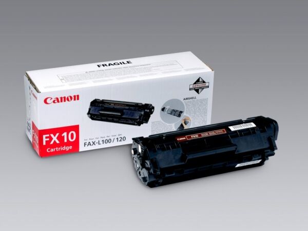 Canon Original Canon i-SENSYS Fax L 140 Toner (FX-10 / 0263 B 002) schwarz, 2.000 Seiten, 2,64 Rp pro Seite