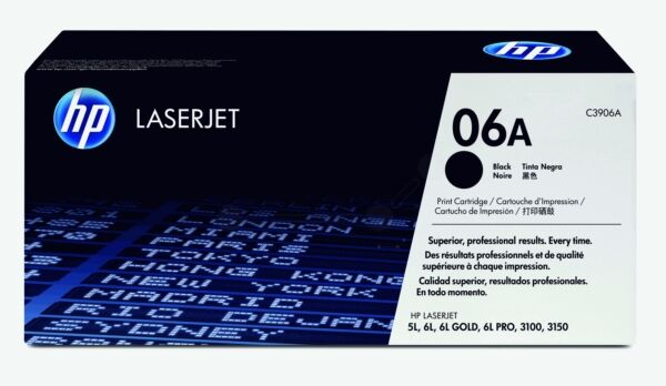 HP Original HP LaserJet 3100 Series Toner (06A / C 3906 A) schwarz, 2.500 Seiten, 1,5 Rp pro Seite