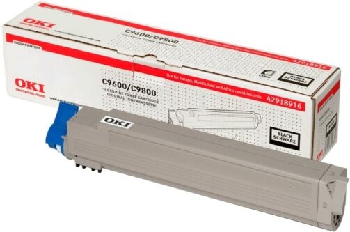 Oki Original OKI 42918916 Toner schwarz, 15.000 Seiten, 1,29 Rp pro Seite - ersetzt OKI 42918916 Tonerkartusche