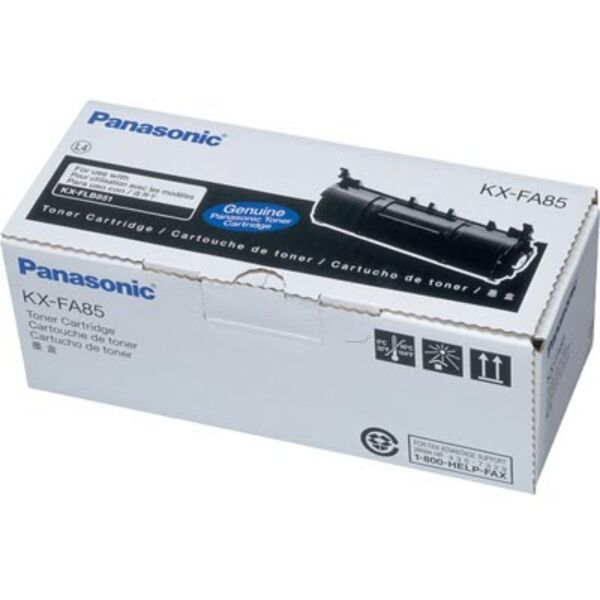 Panasonic Original Panasonic KX-FLB 883 Toner (KX-FA 85 X) schwarz, 5.000 Seiten, 1,31 Rp pro Seite - ersetzt Tonerkartusche KXFA85X für Panasonic KX-FLB883