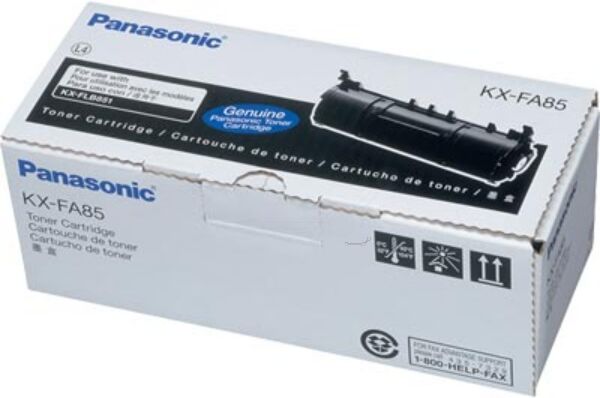 Panasonic Original Panasonic KX-FLB 813 Toner (KX-FA 85 X) schwarz, 5.000 Seiten, 1,31 Rp pro Seite - ersetzt Tonerkartusche KXFA85X für Panasonic KX-FLB813