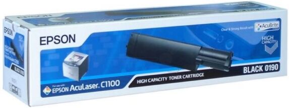 Epson Original Epson Aculaser CX 11 NF Toner (0190 / C 13 S0 50190) schwarz, 4.000 Seiten, 2,25 Rp pro Seite