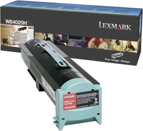 Lexmark Original Lexmark W 840 DN Toner (W84020H) schwarz, 30.000 Seiten, 0,73 Rp pro Seite - ersetzt Tonerkartusche W84020H für Lexmark W 840DN