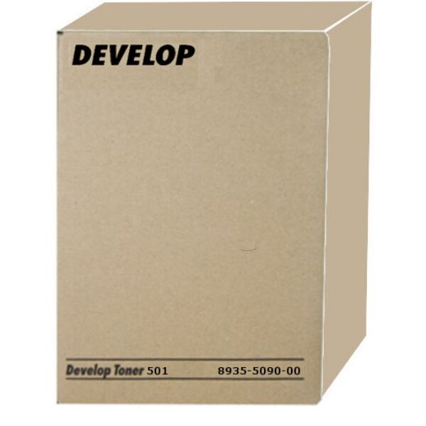 Develop Original Develop D 4050 Toner (TYPE-501 / 8935-5090-00) schwarz Multipack (4 St.), 74.000 Seiten, 0,39 Rp pro Seite, Inhalt: 650 g