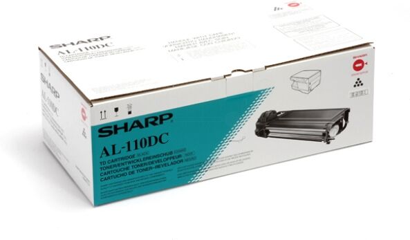 Sharp Original Sharp AL-2040 Toner (AL-110 DC) schwarz, 4.000 Seiten, 3,03 Rp pro Seite - ersetzt Tonerkartusche AL110DC für Sharp AL2040