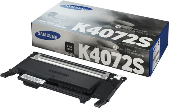 Samsung Original Samsung CLP-325 W Toner (K4072S / CLT-K 4072 S/ELS) schwarz, 1.500 Seiten, 3,43 Rp pro Seite