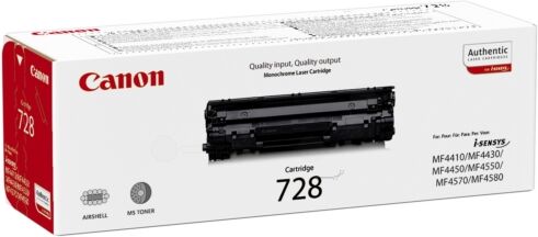 Canon Original Canon i-SENSYS MF 4780 w Toner (728 / 3500 B 002) schwarz, 2.100 Seiten, 2,86 Rp pro Seite