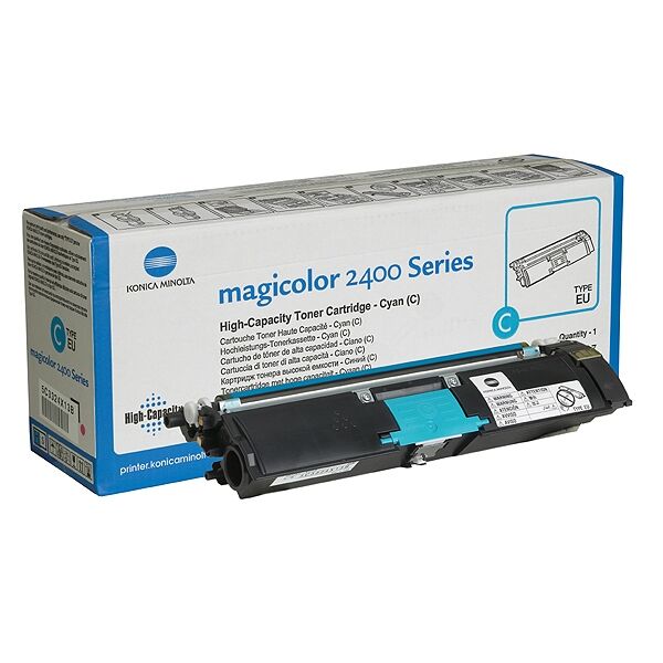 Konica Minolta Original Konica Minolta Magicolor 2430 DL Toner (171-0589-007 / A00W332) cyan, 4.500 Seiten, 2,52 Rp pro Seite