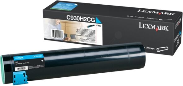 Lexmark Original Lexmark C 935 HDN Toner (C930H2CG) cyan, 24.000 Seiten, 1,89 Rp pro Seite - ersetzt Tonerkartusche C930H2CG für Lexmark C 935HDN