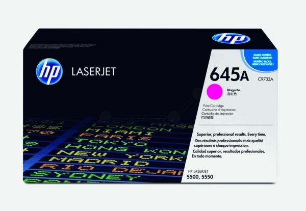 HP Original HP Color LaserJet 5500 Series Toner (645A / C 9733 A) magenta, 12.000 Seiten, 3,36 Rp pro Seite