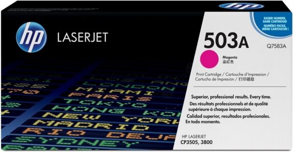 HP Original HP Q 7583 A / 503A Toner magenta, 6.000 Seiten, 2,11 Rp pro Seite - ersetzt HP Q7583A / 503A Tonerkartusche