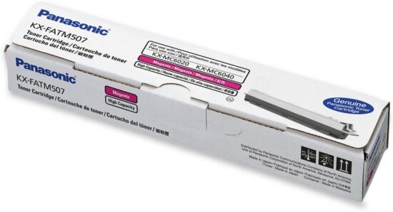 Panasonic Original Panasonic KX-MC 6040 Toner (KX-FATM 507) magenta, 4.000 Seiten, 1,59 Rp pro Seite - ersetzt Tonerkartusche KXFATM507 für Panasonic KX-MC6040