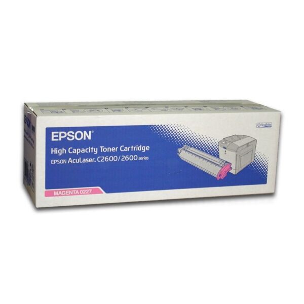 Epson Original Epson 0227 / C 13 S0 50227 Toner magenta, 5.000 Seiten, 3,05 Rp pro Seite - ersetzt Epson 0227 / C13S050227 Tonerkartusche