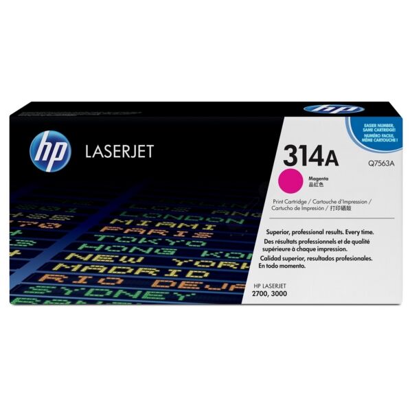 HP Original HP Color LaserJet 2700 Series Toner (314A / Q 7563 A) magenta, 3.500 Seiten, 3,03 Rp pro Seite