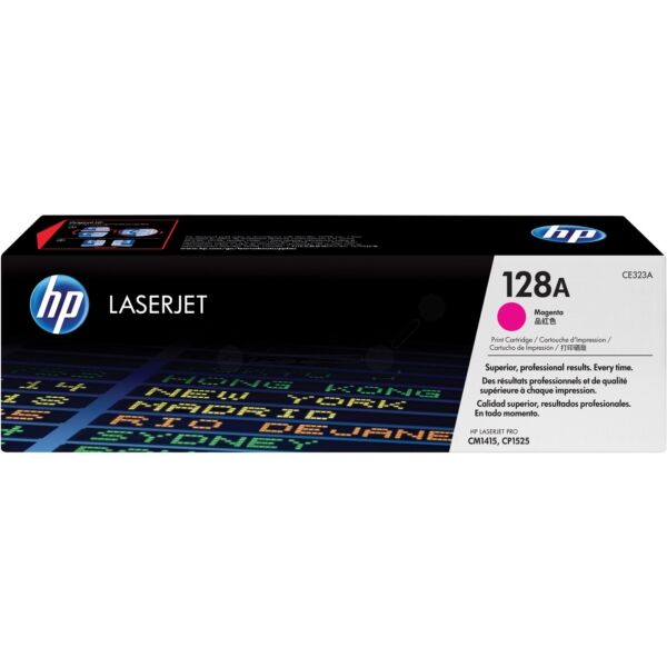 HP Original HP LaserJet Pro CP 1520 Series Toner (128A / CE 323 A) magenta, 1.300 Seiten, 5,27 Rp pro Seite