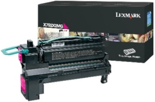 Lexmark Original Lexmark X 792 DTME Toner (X792X2MG) magenta, 20.000 Seiten, 2,34 Rp pro Seite - ersetzt Tonerkartusche X792X2MG für Lexmark X 792DTME