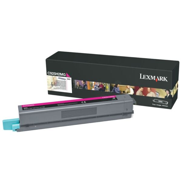 Lexmark Original Lexmark C 925 DTE Toner (C925H2MG) magenta, 7.500 Seiten, 4,14 Rp pro Seite - ersetzt Tonerkartusche C925H2MG für Lexmark C 925DTE