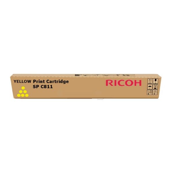 Ricoh Original Ricoh 821218 / TYPE SPC 811 Toner gelb, 15.000 Seiten, 1,86 Rp pro Seite - ersetzt Ricoh 821218 / TYPESPC811 Tonerkartusche