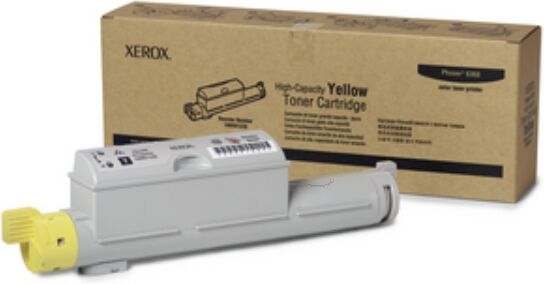 Xerox Original Xerox Phaser 6360 DN Toner (106 R 01220) gelb, 12.000 Seiten, 1,53 Rp pro Seite - ersetzt Tonerkartusche 106R01220 für Xerox Phaser 6360DN