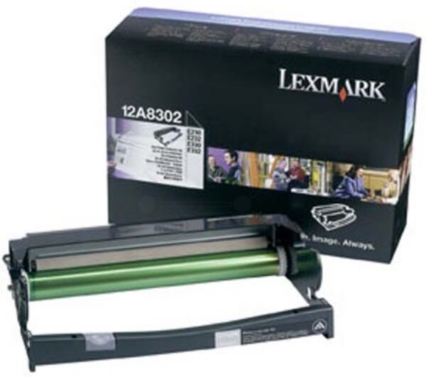 Lexmark Original Lexmark Optra E 232 T Trommel (12A8302), 30.000 Seiten, 0,3 Rp pro Seite - ersetzt Trommeleinheit 12A8302 für Lexmark Optra E 232T