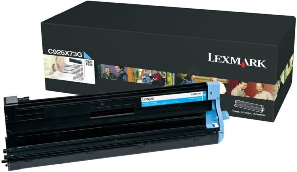 Lexmark Original Lexmark C925X73G Trommel cyan, 30.000 Seiten, 0,38 Rp pro Seite - ersetzt Lexmark C925X73G Trommeleinheit