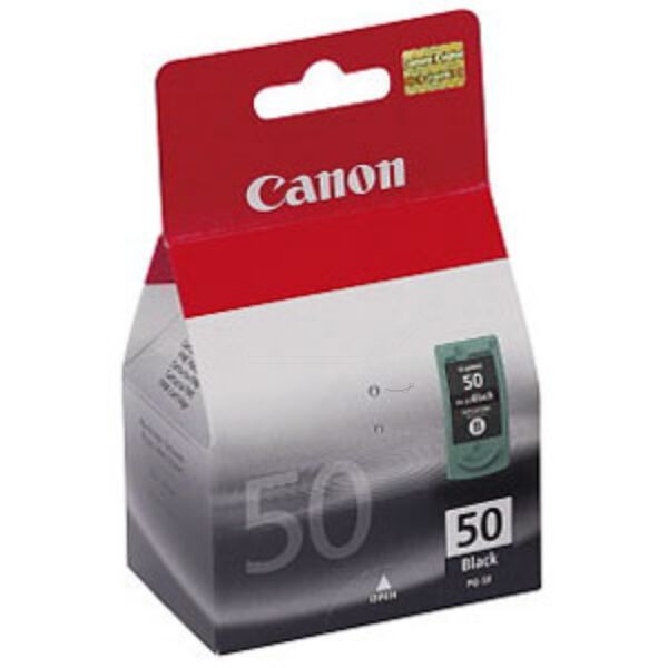 Canon Original Canon Fax JX 500 Tintenpatrone (PG-50 / 0616 B 001) schwarz, Inhalt: 22 ml - ersetzt Druckerpatrone PG50 / 0616B001 für Canon Fax JX500