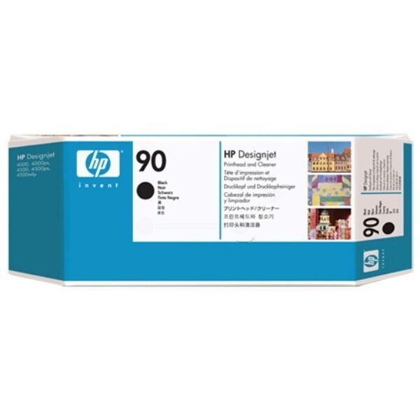 HP Original HP C 5054 A / 90 Tintenpatrone schwarz, Inhalt: 44 ml - ersetzt HP C5054A / 90 Druckerpatrone