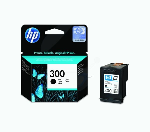 HP Original HP PhotoSmart e-All-in-One D 110 b Tintenpatrone (300 / CC 640 EE) schwarz, 200 Seiten, 10,43 Rp pro Seite, Inhalt: 4 ml