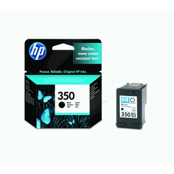 HP Original HP OfficeJet J 5725 Tintenpatrone (350 / CB 335 EE) schwarz, 200 Seiten, 10,78 Rp pro Seite, Inhalt: 4 ml