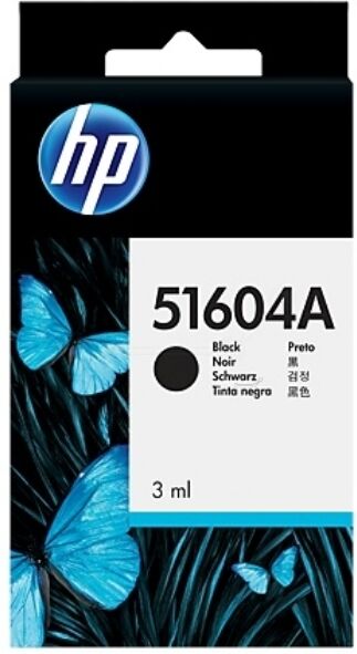 HP Kompatibel zu Casio PJ 140 L Tintenpatrone (51604 A) schwarz, 500 Seiten, 2,68 Rp pro Seite, Inhalt: 3 ml von HP